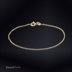 14 kt. Guldarmbnd - Anker-facet - Trd:0,40 Bredde:1,3mm