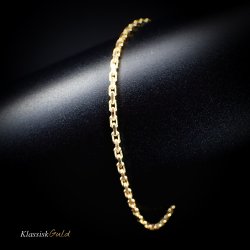 14 kt. Guldarmbnd - Anker-facet - Trd:0,70 Bredde:1,8mm