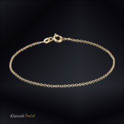 8 kt. Guldarmbnd - Anker-rund - Trd:0,40 Bredde:1,5mm