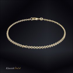 14 kt. Guldarmbnd - Anker-rund - Trd:0,60 Bredde:2,3mm