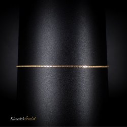 8 kt. Guldarmbnd - Venezia - Bredde:0,9mm
