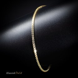 8 kt. Guldarmbnd - Venezia - Bredde:1,5mm