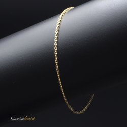 14 kt. Guldarmbnd - Anker-facet - Trd:0,40 Bredde:1,3mm