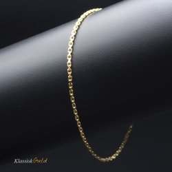 14 kt. Guldarmbnd - Anker-facet - Trd:0,50 Bredde:1,4mm