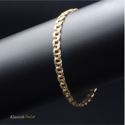 8 kt. Guldarmb�nd - Bismark  - Bredde:4,0mm