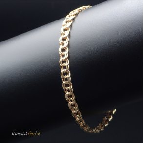 8 kt. Guldarmbnd - Bismark - Bredde:5,4mm