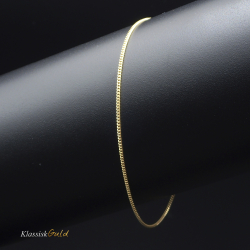14 kt. Guldarmb�nd - Panser-facet - Tr�d:0,35 Bredde:1,1mm
