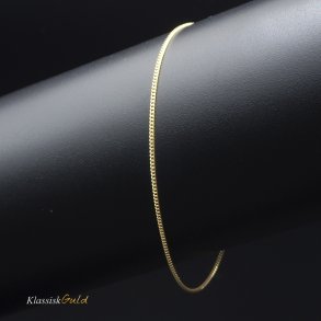 8 kt. Guldarmbnd - Panser-facet - Trd:0,35 Bredde:1,1mm