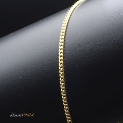 8 kt. Guldarmbnd - Panser-facet - Trd:0,55 Bredde:1,8mm