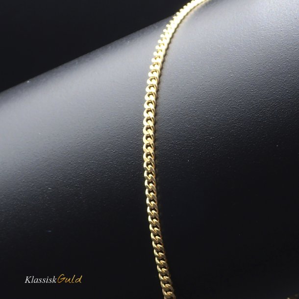 8 kt. Guldarmbnd - Panser-facet - Trd:0,55 Bredde:1,8mm