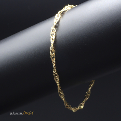 8 kt. Guldarmb�nd - Singapore - Bredde:2,9mm