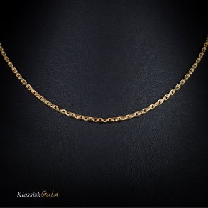 8 kt. Guldhalskde - Anker-facet - Trd:0,70 Bredde:1,8mm