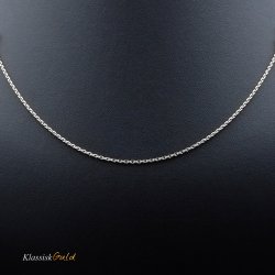 14 kt. Hvidguldskde - Anker-facet - Trd:0,40 Bredde:1,3mm