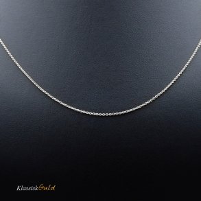 14 kt. Hvidguldskde - Anker-rund - Trd:0,30 Bredde:1,2mm