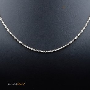 14 kt. Hvidguldskde - Anker-rund - Trd:0,50 Bredde:2,0mm