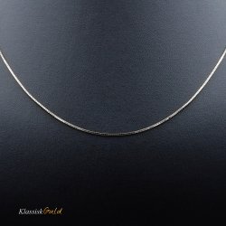 14 kt. Hvidguldskde - Venezia - Bredde:0,8mm