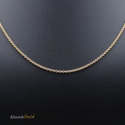 18 kt. Guldhalskde - Anker-rund - Trd:0,50 Bredde:2,0mm