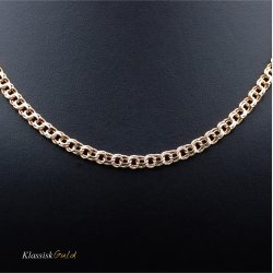 8 kt. Guldhalskde - Bismark - Bredde:4,5mm