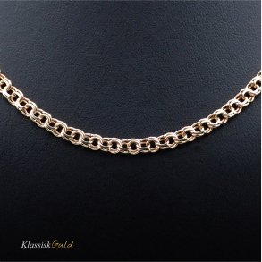 8 kt. Guldhalskde - Bismark - Bredde:5,4mm