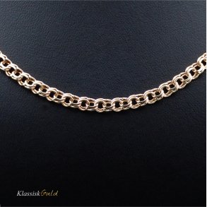 8 kt. Guldhalskde - Bismark - Bredde:6,0mm i forlb