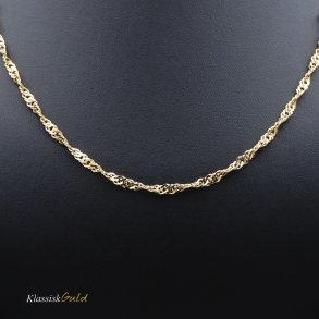 8 kt. Guldhalskde - Singapore - Bredde:2,9mm