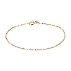 14 kt. Guldarmb�nd - Anker-facet - Tr�d:0,40 Bredde:1,3mm