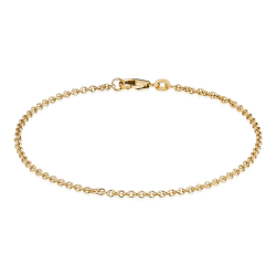 18 kt. Guldarmb�nd - Anker-rund - Tr�d:0,50 Bredde:2,0mm