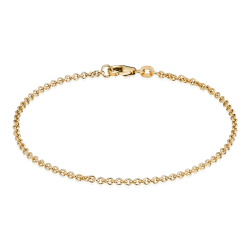 14 kt. Guldarmb�nd - Anker-rund - Tr�d:0,60 Bredde:2,3mm