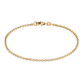 14 kt. Guldarmb�nd - Anker-rund - Tr�d:0,60 Bredde:2,3mm