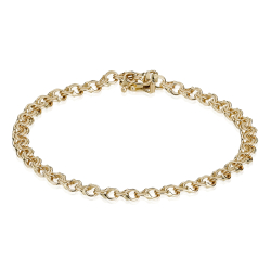 14 kt. Guldarmb�nd - Bismark - Bredde:5,4mm