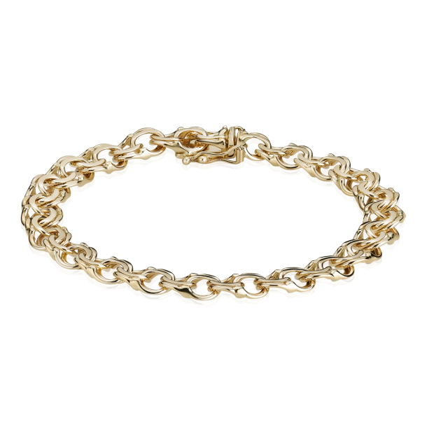 14 kt. Guldarmb�nd - Bismark - Bredde:6,1mm