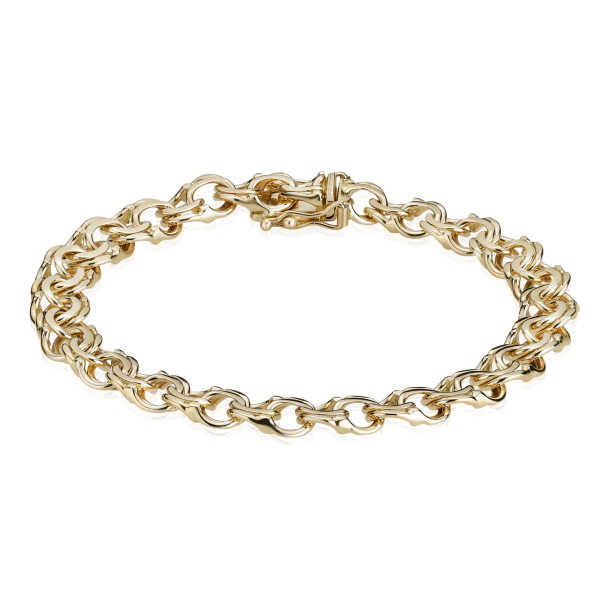 14 kt. Guldarmb�nd - Bismark - Bredde:7,1mm