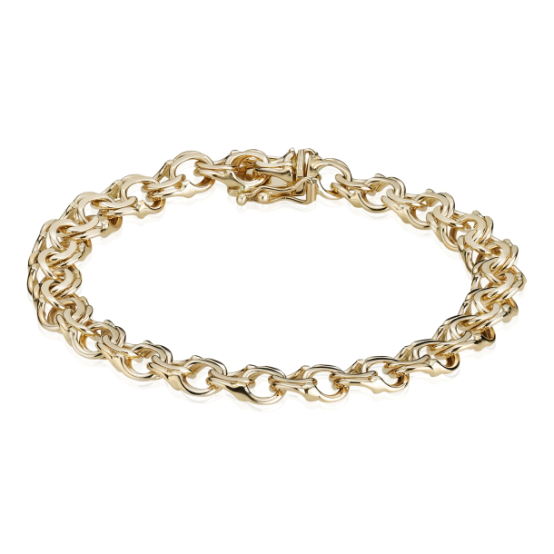 14 kt. Guldarmb�nd - Bismark - Bredde:7,5mm