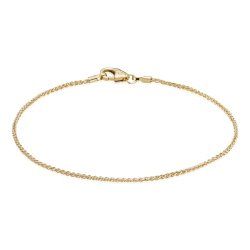 14 kt. Guldarmb�nd - Hvede - Bredde:1,0mm