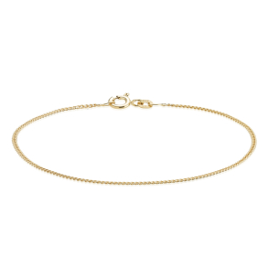8 kt. Guldarmb�nd - Panser-facet - Tr�d:0,35 Bredde:1,1mm