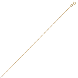 14 kt. Guldarmb�nd - Singapore - Bredde:1,5mm