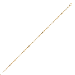 8 kt. Guldarmb�nd - Singapore - Bredde:2,3mm