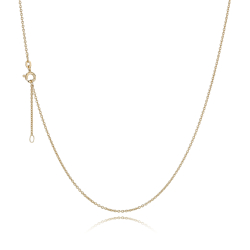 8 kt. Guldhalsk�de - Anker-rund - Tr�d:0,30 Bredde:1,2mm
