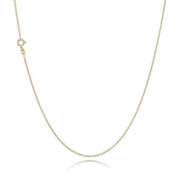 8 kt. Guldhalsk�de - Anker-rund - Tr�d:0,30 Bredde:1,2mm