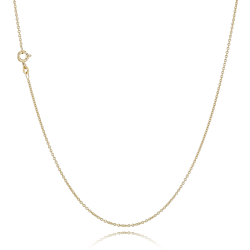 8 kt. Guldhalsk�de - Anker-rund - Tr�d:0,40 Bredde:1,5mm