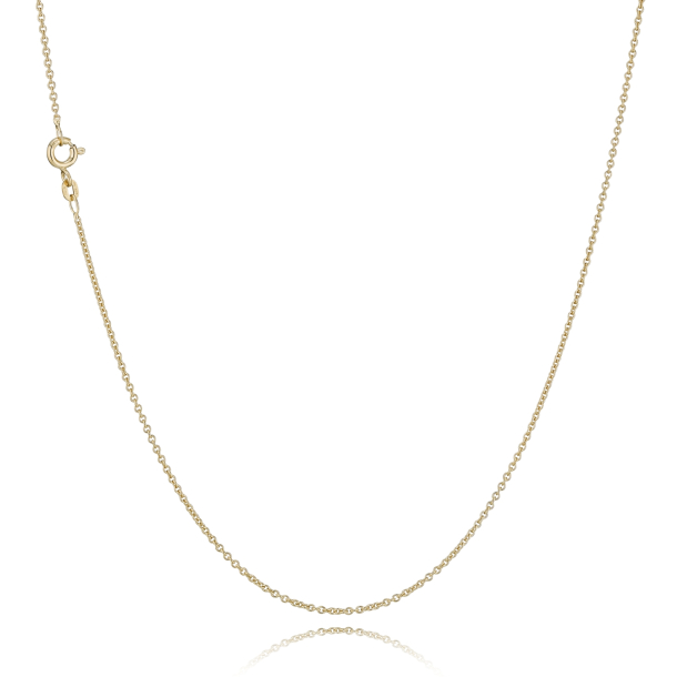 8 kt. Guldhalsk�de - Anker-rund - Tr�d:0,40 Bredde:1,5mm