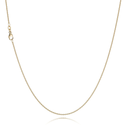 8 kt. Guldhalsk�de - Anker-rund - Tr�d:0,50 Bredde:2,0mm