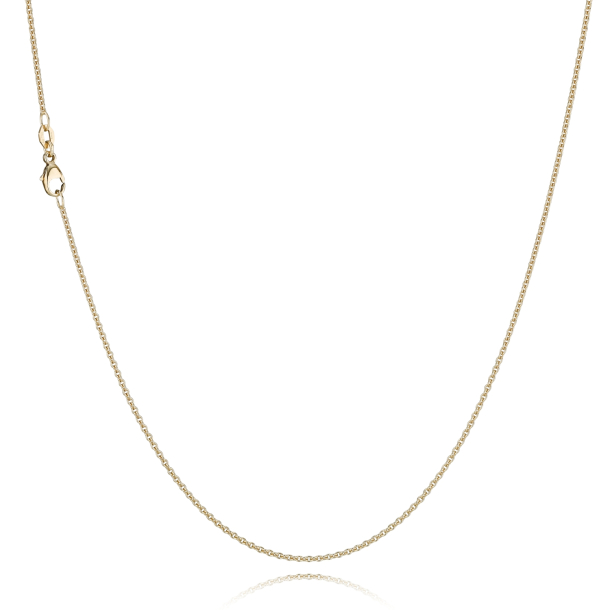 8 kt. Guldhalsk�de - Anker-rund - Tr�d:0,50 Bredde:2,0mm