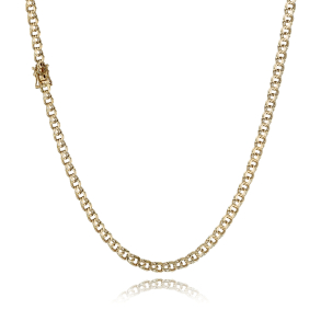 14 kt. Guldhalsk�de - Bismark - Bredde:4,0mm