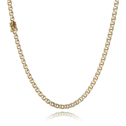 14 kt. Guldhalsk�de - Bismark - Bredde:4,5mm