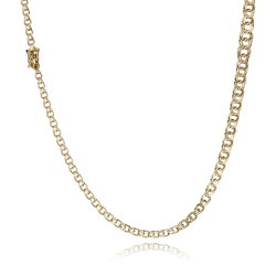 14 kt. Guldhalsk�de - Bismark - Bredde:5,3mm i forl�b