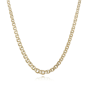 14 kt. Guldhalsk�de - Bismark - Bredde:5,3mm i forl�b