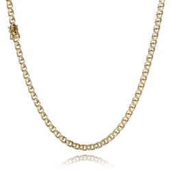 14 kt. Guldhalsk�de - Bismark - Bredde:5,4mm