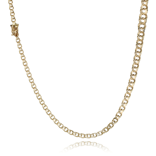 14 kt. Guldhalsk�de - Bismark - Bredde:6,0mm i forl�b