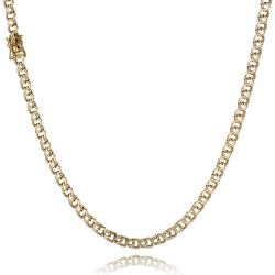 8 kt. Guldhalsk�de - Bismark - Bredde:6,1mm